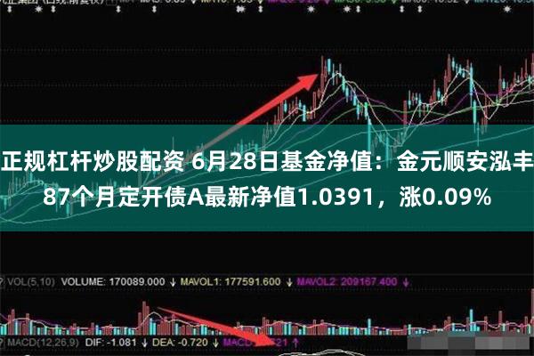 正规杠杆炒股配资 6月28日基金净值：金元顺安泓丰87个月定开债A最新净值1.0391，涨0.09%