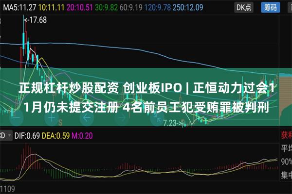 正规杠杆炒股配资 创业板IPO | 正恒动力过会11月仍未提交注册 4名前员工犯受贿罪被判刑