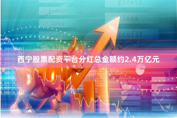 西宁股票配资平台分红总金额约2.4万亿元
